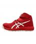 asics (アシックス) ハイカットスニーカー ウィンジョブ　 レッド サイズ:EU 42：7000円