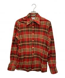 Done gal（ドニゴール）の古着「70s タータンチェックシャツ」｜レッド