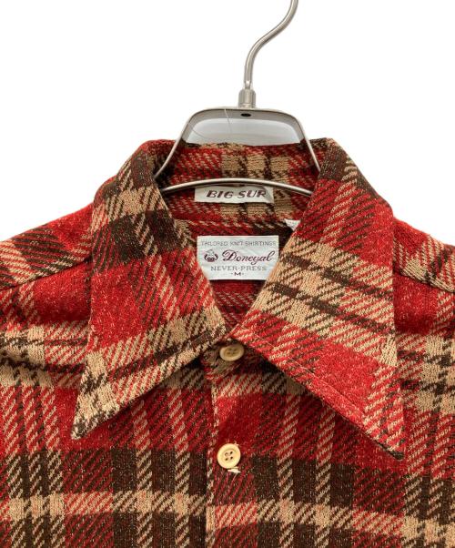 Done gal（ドニゴール）Done gal (ドニゴール) 70s タータンチェックシャツ レッド サイズ:Mの古着・服飾アイテム
