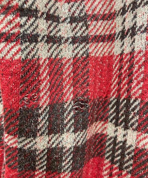 Done gal（ドニゴール）Done gal (ドニゴール) 70s タータンチェックシャツ レッド サイズ:Mの古着・服飾アイテム