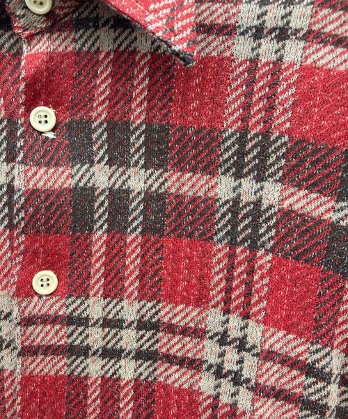 Done gal（ドニゴール）Done gal (ドニゴール) 70s タータンチェックシャツ レッド サイズ:Mの古着・服飾アイテム