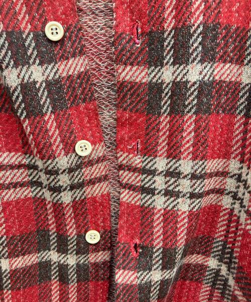 Done gal（ドニゴール）Done gal (ドニゴール) 70s タータンチェックシャツ レッド サイズ:Mの古着・服飾アイテム