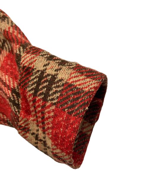 Done gal（ドニゴール）Done gal (ドニゴール) 70s タータンチェックシャツ レッド サイズ:Mの古着・服飾アイテム