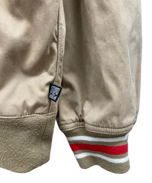 stussy（ステューシー）stussy (ステューシー) アクティブタイプジャケット クラウンロゴ ベージュ サイズ:X-LARGEの古着・服飾アイテム