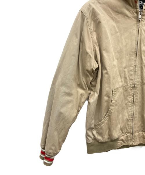 stussy（ステューシー）stussy (ステューシー) アクティブタイプジャケット クラウンロゴ ベージュ サイズ:X-LARGEの古着・服飾アイテム