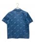 JORDAN BRAND (ジョーダン ブランド) 総柄ウォッシュドデニム半袖シャツ インディゴ サイズ:M：10000円