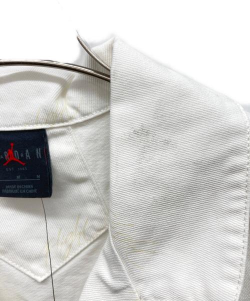 JORDAN BRAND（ジョーダン ブランド）JORDAN BRAND (ジョーダン ブランド) ウィメンズ ウーブン ショートスリーブ シャツ ホワイト サイズ:Mの古着・服飾アイテム