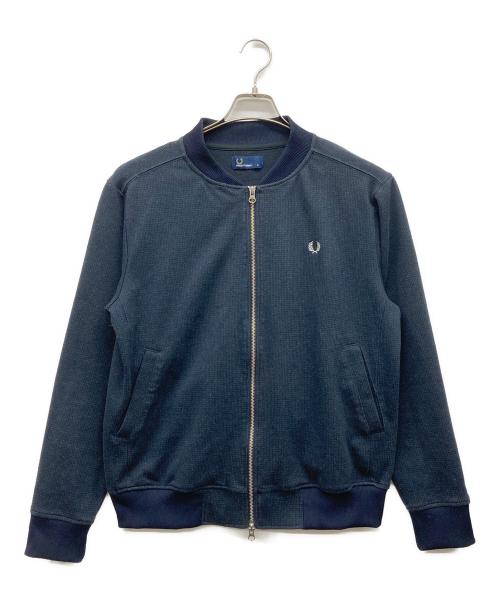 FRED PERRY（フレッドペリー）FRED PERRY (フレッドペリー) Bomber Track JKT JAPAN LIMITE ネイビー サイズ:M C92-100,T175-185の古着・服飾アイテム