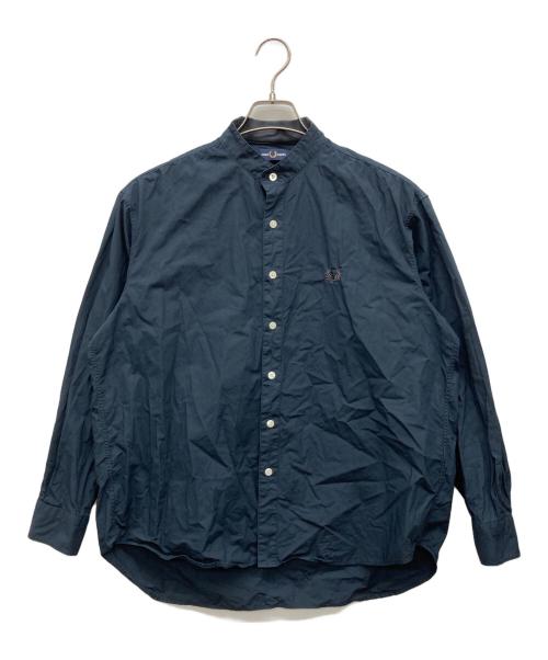 FRED PERRY（フレッドペリー）FRED PERRY (フレッドペリー) スタンドカラーシャツ ネイビー サイズ:S C86-94,T165-175の古着・服飾アイテム
