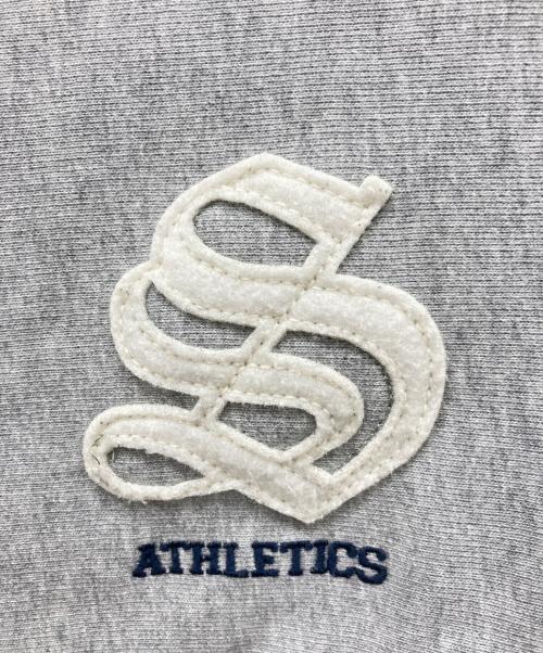 stussy（ステューシー）stussy (ステューシー) リバースウィーブ型スウェット グレー サイズ:MEDIUMの古着・服飾アイテム