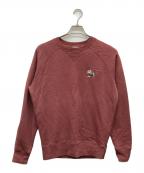 maison kitsuneメゾンキツネ）の古着「DRESSED FOX スウェットシャツ」｜レッド