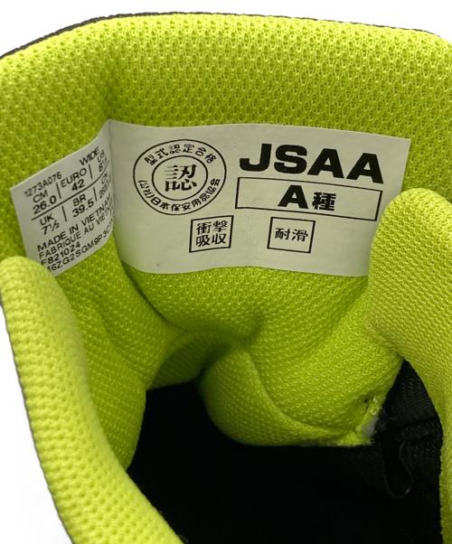 asics（アシックス）asics (アシックス) 安全靴 ブラック サイズ:EU 42の古着・服飾アイテム