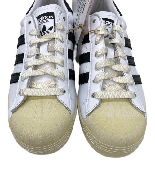 adidas（アディダス）adidas (アディダス) atmos (アトモス) SUPER STAR ホワイト×ブラック サイズ:US 7の古着・服飾アイテム