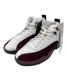 NIKE（ナイキ）の古着「WMNS Air Jordan 12 "White and Burgundy Crush"」｜ホワイト×ボルドー