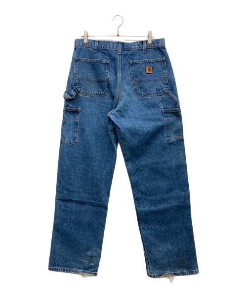 CarHartt（カーハート）CarHartt (カーハート) ペイントデニムパンツ インディゴ サイズ:34×32の古着・服飾アイテム