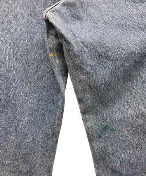 CarHartt（カーハート）CarHartt (カーハート) ペイントデニムパンツ インディゴ サイズ:34×32の古着・服飾アイテム