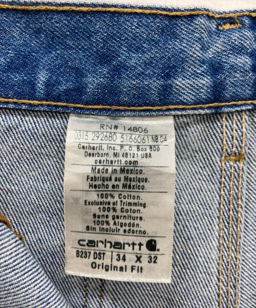 CarHartt（カーハート）CarHartt (カーハート) ペイントデニムパンツ インディゴ サイズ:34×32の古着・服飾アイテム