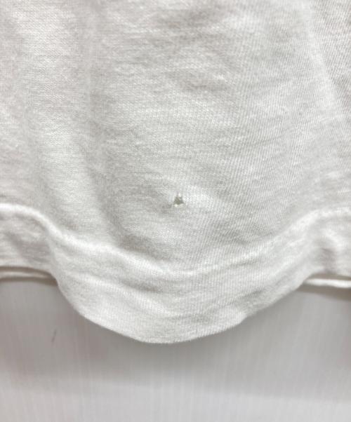 PLAY COMME des GARCONS（プレイコムデギャルソン）PLAY COMME des GARCONS (プレイコムデギャルソン) ポイントボーダーロングスリーブカットソー ネイビー×ホワイト サイズ:Lの古着・服飾アイテム