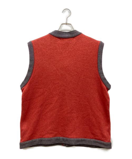 COMME des GARCONS SHIRT（コムデギャルソンシャツ）COMME des GARCONS SHIRT (コムデギャルソンシャツ) ベスト グレー×オレンジ サイズ:Mの古着・服飾アイテム