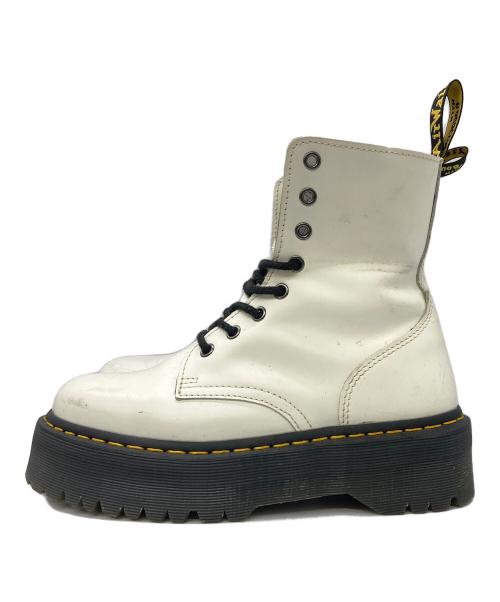 Dr.Martens（ドクターマーチン）Dr.Martens (ドクターマーチン) JADON8ホールブーツ ホワイト サイズ:6UKの古着・服飾アイテム