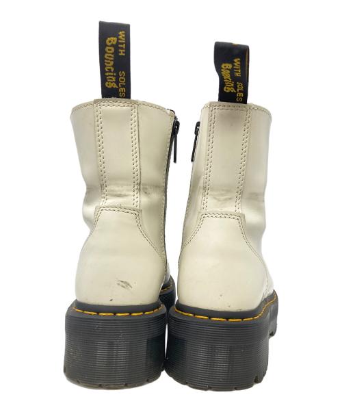 Dr.Martens（ドクターマーチン）Dr.Martens (ドクターマーチン) JADON8ホールブーツ ホワイト サイズ:6UKの古着・服飾アイテム
