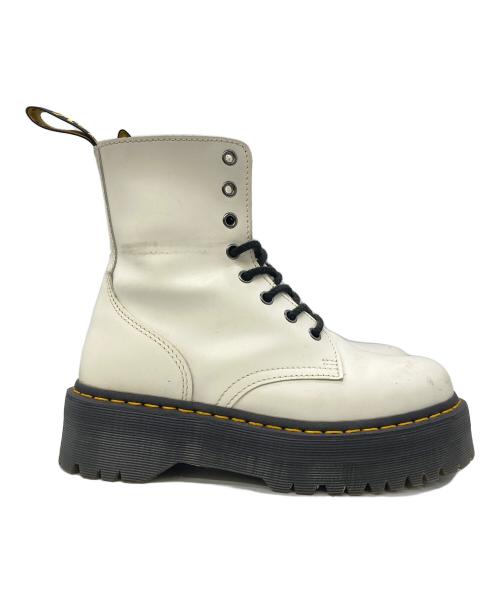 Dr.Martens（ドクターマーチン）Dr.Martens (ドクターマーチン) JADON8ホールブーツ ホワイト サイズ:6UKの古着・服飾アイテム