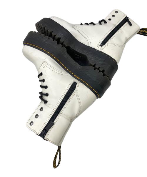 Dr.Martens（ドクターマーチン）Dr.Martens (ドクターマーチン) JADON8ホールブーツ ホワイト サイズ:6UKの古着・服飾アイテム