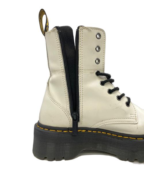 Dr.Martens（ドクターマーチン）Dr.Martens (ドクターマーチン) JADON8ホールブーツ ホワイト サイズ:6UKの古着・服飾アイテム
