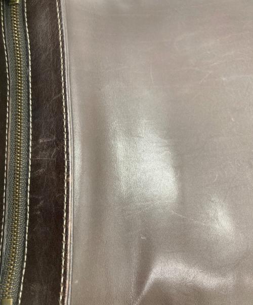 GUCCI（グッチ）GUCCI (グッチ) ワンショルダーレザーバッグ ブラウンの古着・服飾アイテム