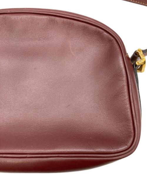 Cartier（カルティエ）Cartier (カルティエ) マストラインショルダーバッグ ボルドーの古着・服飾アイテム
