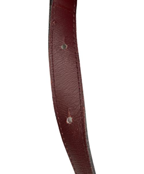 Cartier（カルティエ）Cartier (カルティエ) マストラインショルダーバッグ ボルドーの古着・服飾アイテム