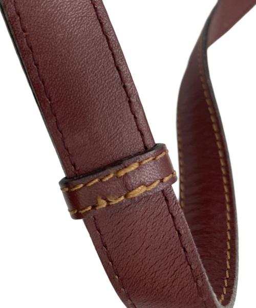 Cartier（カルティエ）Cartier (カルティエ) マストラインショルダーバッグ ボルドーの古着・服飾アイテム