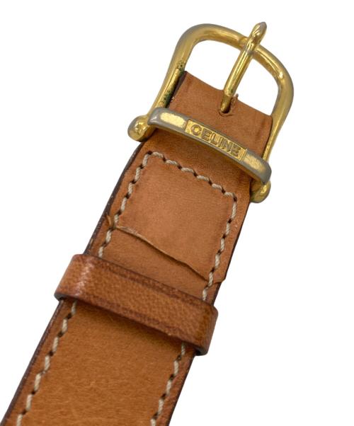 CELINE（セリーヌ）CELINE (セリーヌ) ショルダーバッグ ブラウンの古着・服飾アイテム