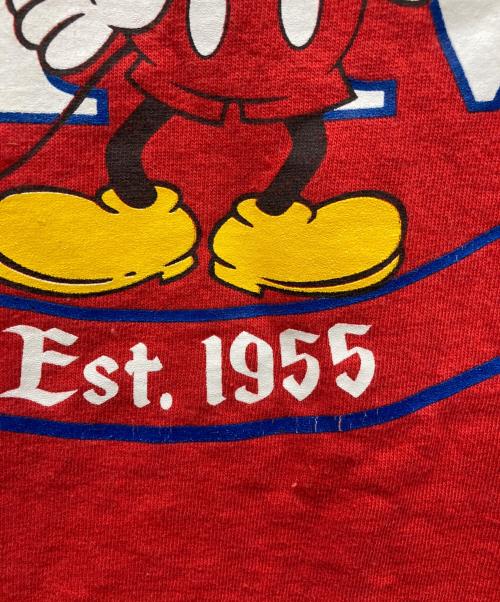 MICKEY（ミッキー）MICKEY (ミッキー) プリントTシャツ レッド サイズ:LARGEの古着・服飾アイテム