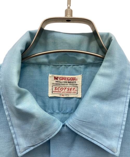 McGREGOR（マックレガー）McGREGOR (マックレガー) オープンカラーシャツ スカイブルー サイズ:Mの古着・服飾アイテム