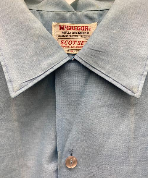 McGREGOR（マックレガー）McGREGOR (マックレガー) オープンカラーシャツ スカイブルー サイズ:Mの古着・服飾アイテム