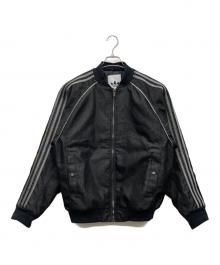 adidas（アディダス）の古着「デニムブルゾン」｜ブラック