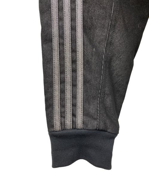 adidas（アディダス）adidas (アディダス) デニムブルゾン ブラック サイズ:XSの古着・服飾アイテム