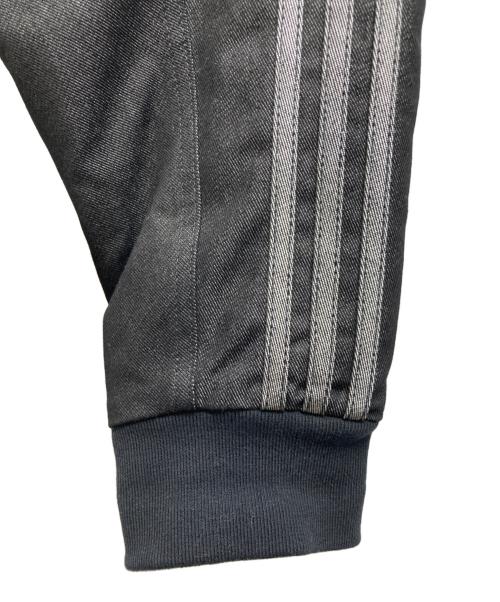 adidas（アディダス）adidas (アディダス) デニムブルゾン ブラック サイズ:XSの古着・服飾アイテム