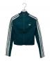 adidas（アディダス）の古着「アディカラー スリーストライプス スリム ニット トラックトップ」｜グレー