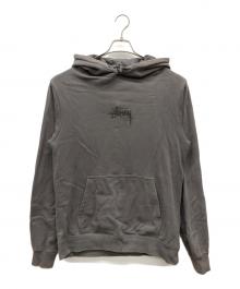 stussy（ステューシー）の古着「ロゴプルオーバーフーディ」｜グレー