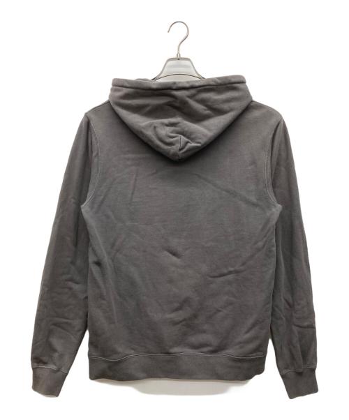 stussy（ステューシー）stussy (ステューシー) ロゴプルオーバーフーディ グレー サイズ:Mの古着・服飾アイテム