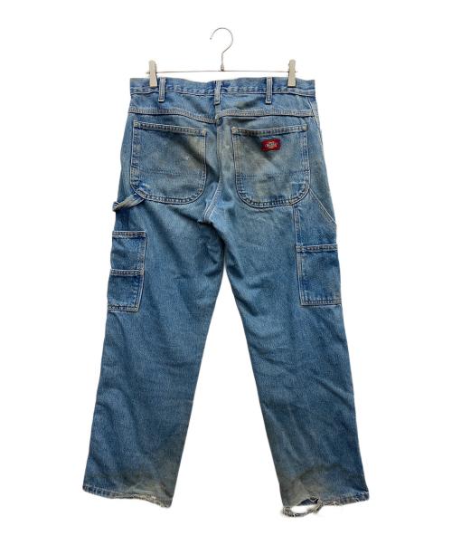 Dickies（ディッキーズ）Dickies (ディッキーズ) デニムペインターダブルニーパンツ スカイブルー サイズ:32の古着・服飾アイテム