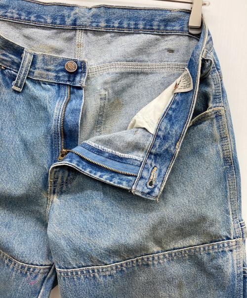 Dickies（ディッキーズ）Dickies (ディッキーズ) デニムペインターダブルニーパンツ スカイブルー サイズ:32の古着・服飾アイテム