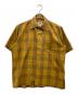goldenkey（ゴールデンキー）の古着「コットンポリボックスシャツ」｜イエロー