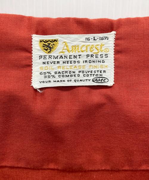 amcrest（アムクレスト）amcrest (アムクレスト) 長袖シャツ レッド サイズ:Ｌの古着・服飾アイテム