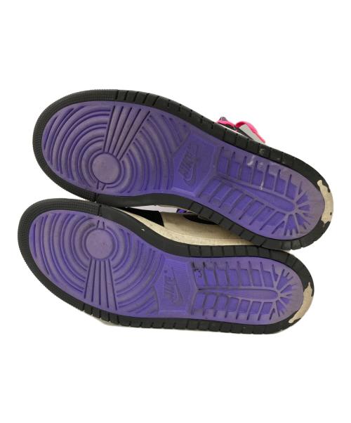 NIKE（ナイキ）NIKE (ナイキ) AIR JORDAN 1 ZOOM AIR CMFT PSG グレー×パープル サイズ:US10の古着・服飾アイテム