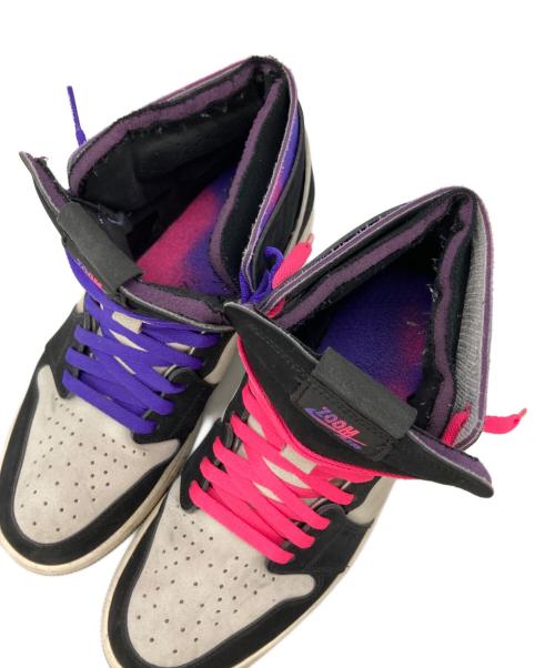 NIKE（ナイキ）NIKE (ナイキ) AIR JORDAN 1 ZOOM AIR CMFT PSG グレー×パープル サイズ:US10の古着・服飾アイテム