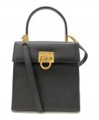 Salvatore Ferragamoサルヴァトーレ フェラガモ）の古着「ガンチーニ」｜ブラック