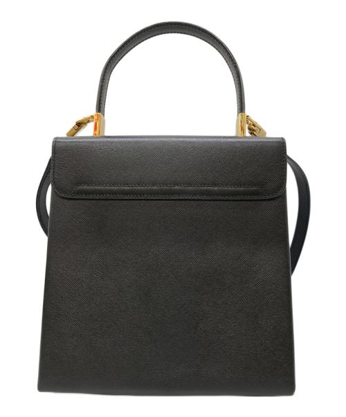 Salvatore Ferragamo（サルヴァトーレ フェラガモ）Salvatore Ferragamo (サルヴァトーレ フェラガモ) ガンチーニ ブラックの古着・服飾アイテム